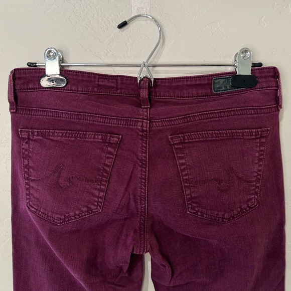 REVOLVE AG Jeans The Stevie Ankle Slim Straight Merlot Berry SZ 27P - Picture 9 of 17